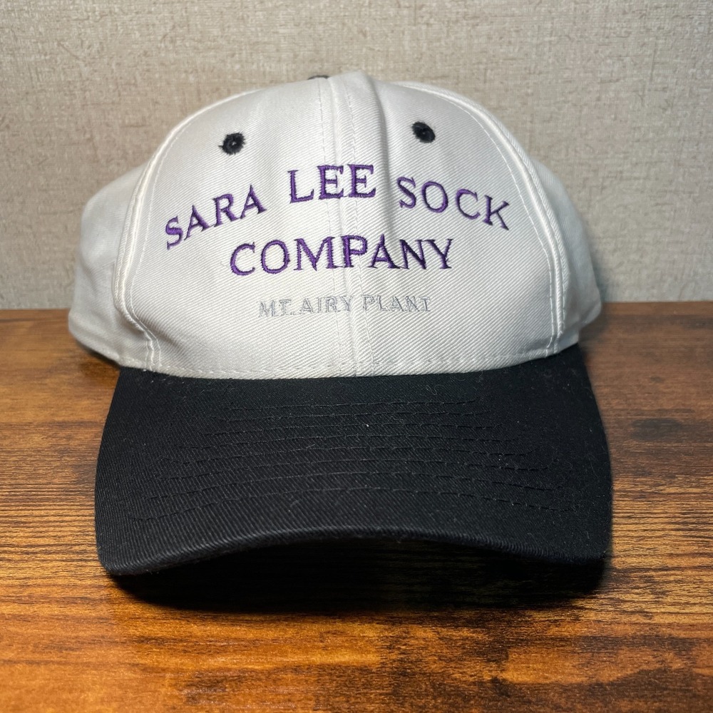 Vintage Sara Lee Sock Company Mt Airy Plant NC Advertising Snapback Hat